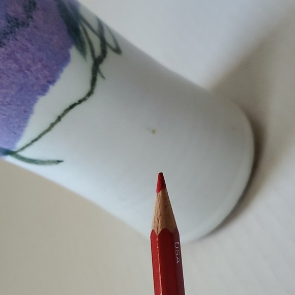 Glazed Stoneware Flower Vase Signed by RHW - Picture 6 of 10